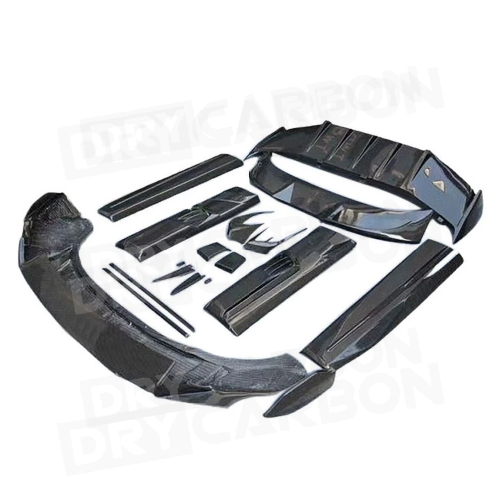 for Lotus Eletre Dry Carbon Fiber Front Bumper Lip Rear Spoiler Trunk Wing Rear Diffuser Side Skirts Body Kits Accessories FRP