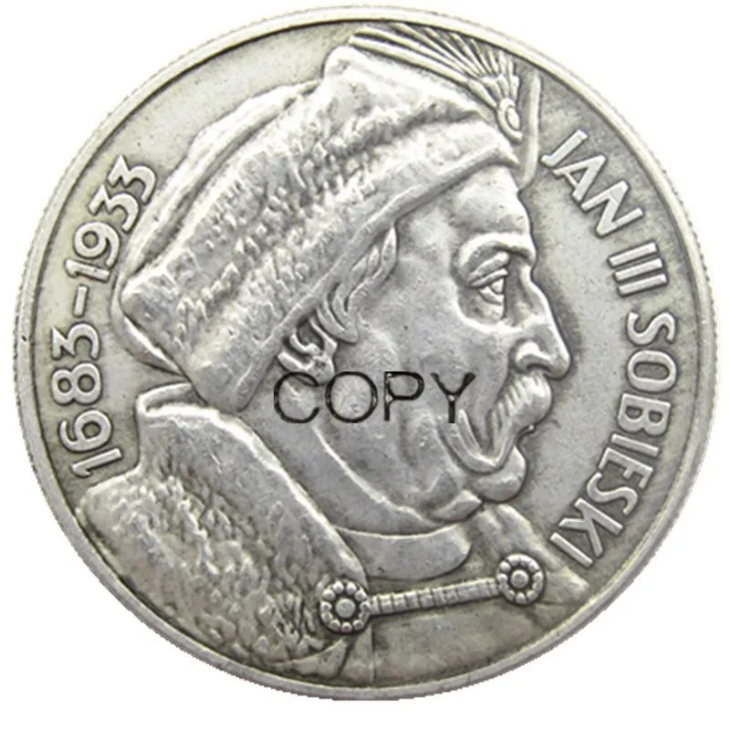 Poland 1933 Silver Plated Copy Coin