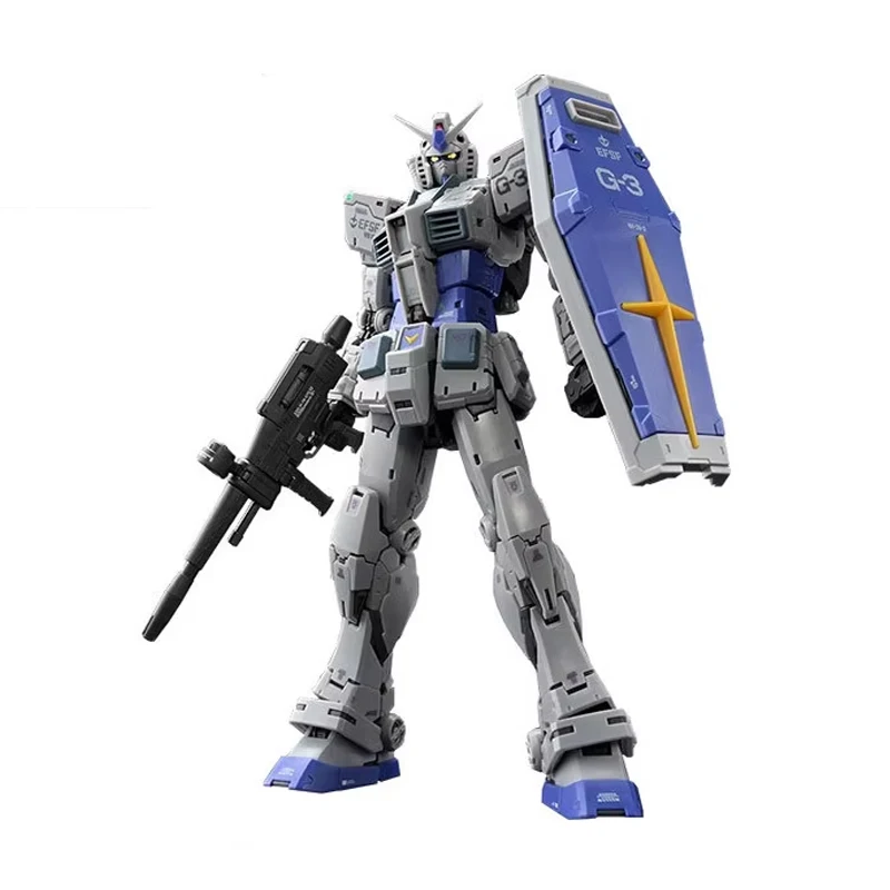Szybka wysyłka Bandai Anime GUNDAM RG 1/144 RX-78-3 G-3 Ver2.0 Oryginalny Model Zabawki Figurka Akcji Kolekcjonerskie Ozdoby Dla Dzieci