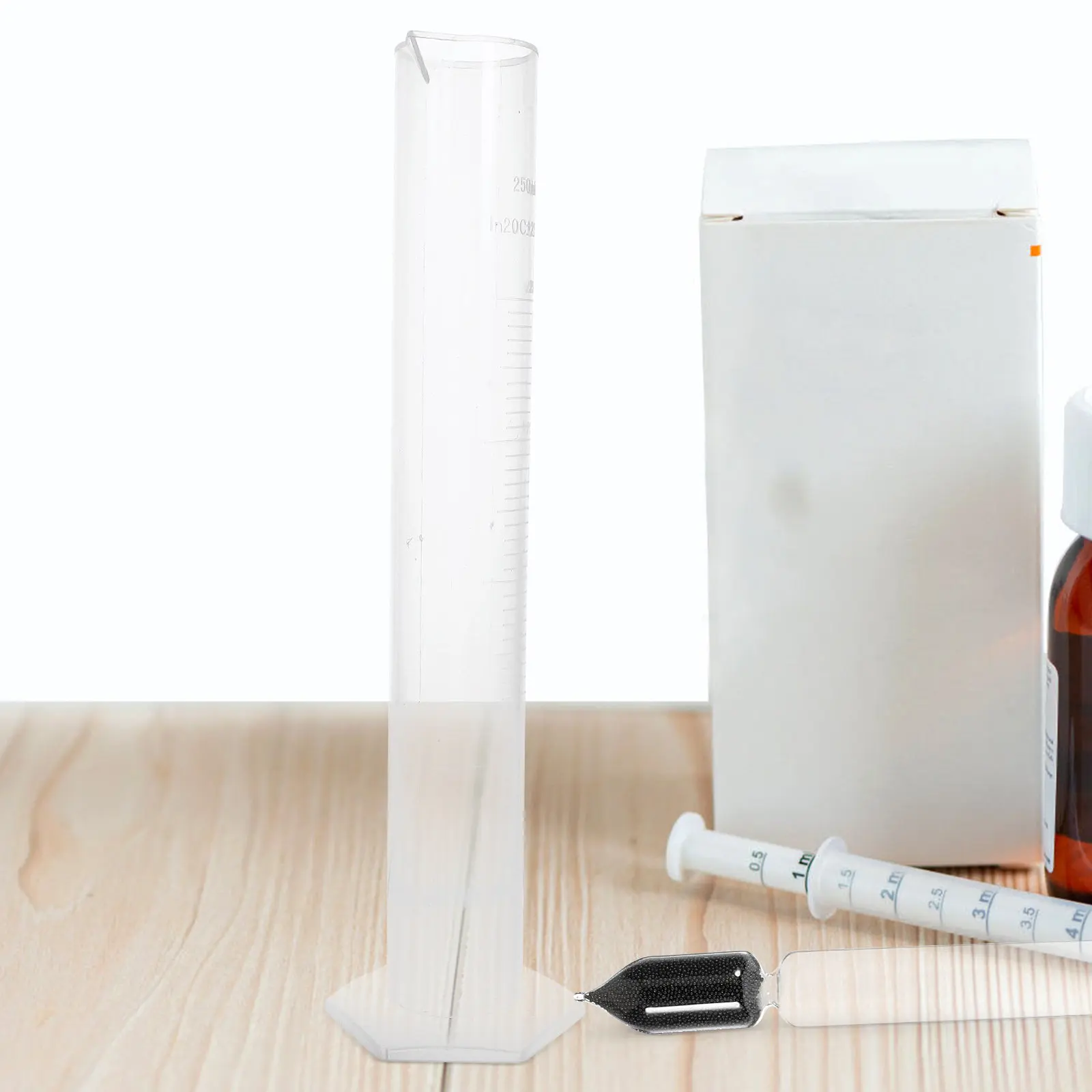 1Set Glass Maple Syrup Hydrometer Density Kit Accurate Syrup Measuring Tool for Sugar Content Brix and Specific Gravity Testing