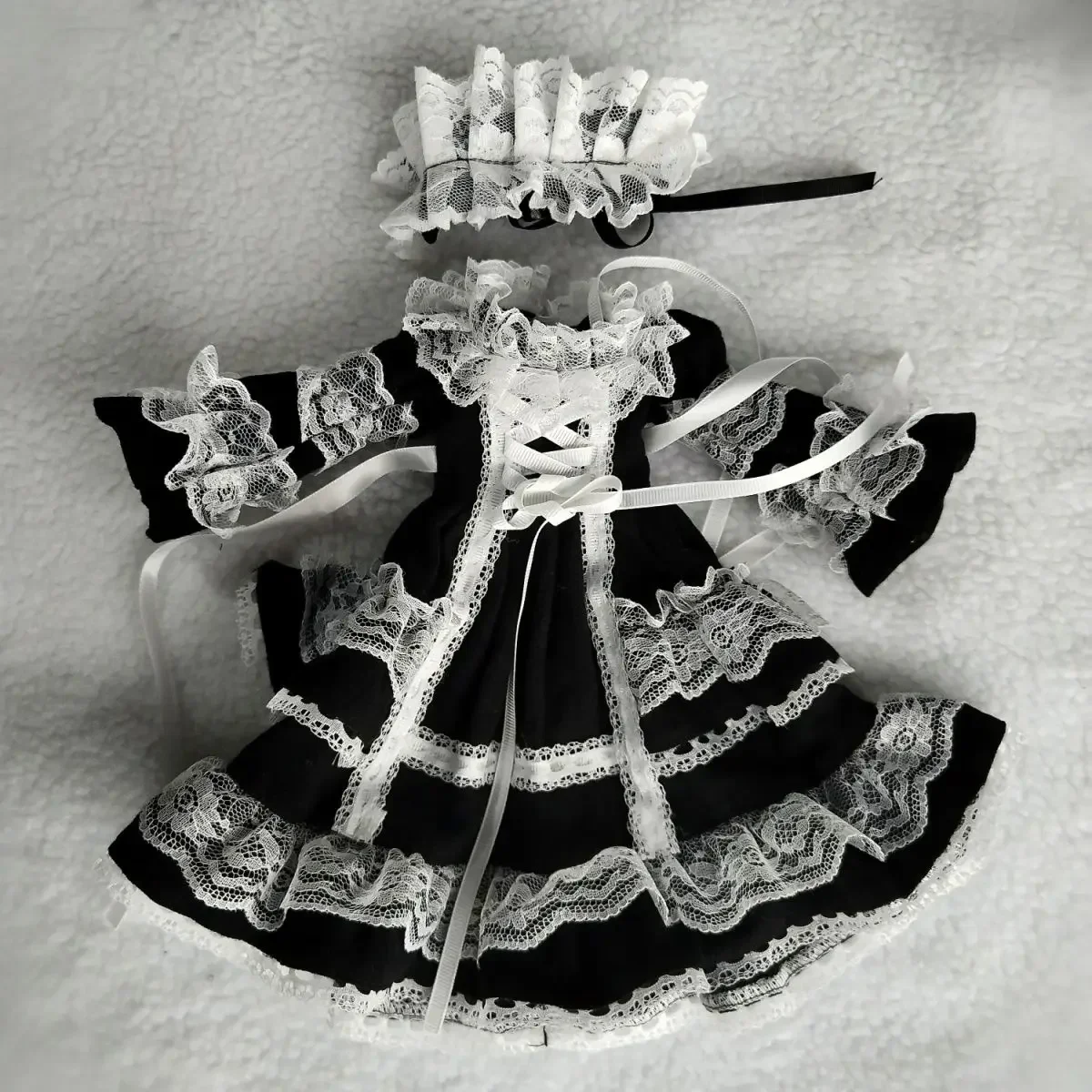 새로운 1/6 1/4 1/3 인형 옷 30/45/60cm BJD 인형용 레트로 메이드 드레스 의상 소녀 장난감 인형 액세서리, 인형 미포함