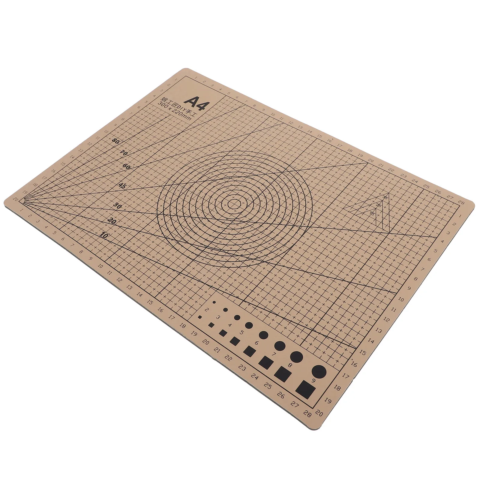 クラフト用カッティングマット-30x45cm-高耐久性両面pvc滑り止め表面-紙やガラスの切断やクラフト用途に