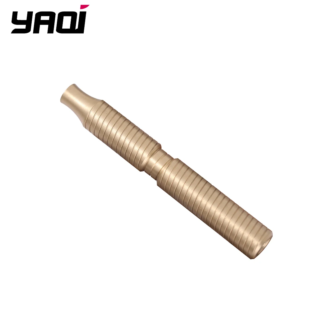 YAQI 88Mm Pegangan Pisau Cukur Keselamatan Bahan Kuningan Solid untuk Pria