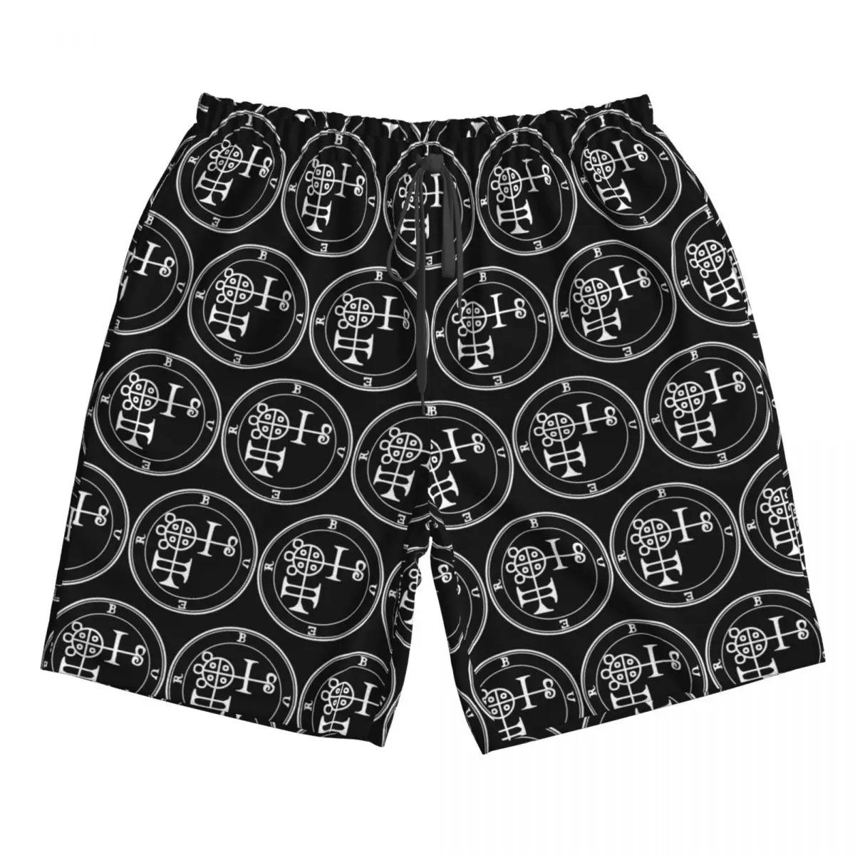 

Demon Buer Seal Trunks Beach Board Shorts Casual Quick Dry Swim Summer Men Pants