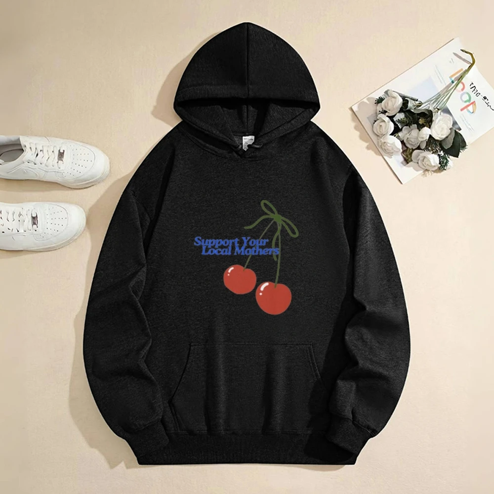 

FashionThickened Fleece Hoodie Woman Clothing Y2K Graphic Oversized Streetwear Womens Sweater Casual Loose Fit Unisex Winter