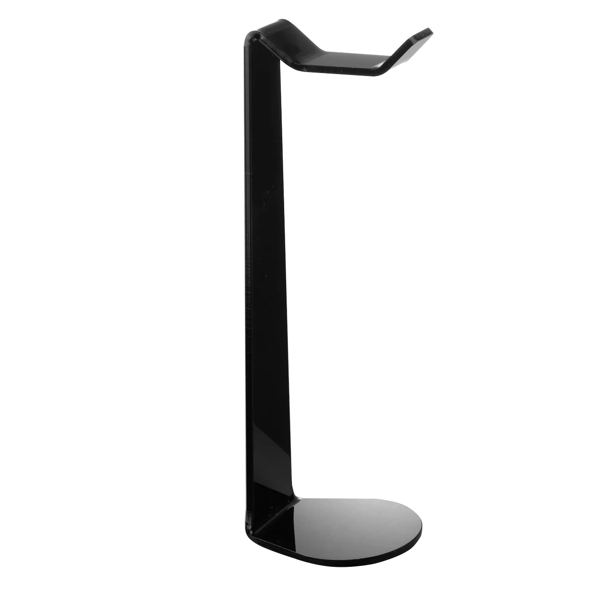 Universal Headphone Hold Stand Desktop Hanger Hook Acrylic Headset Shelf Rack Earphones Rack (White)