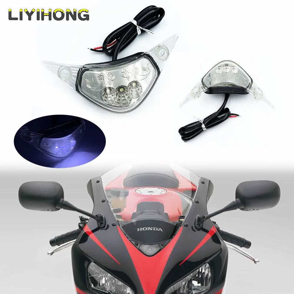 For HONDA F5 CBR 1000 RR CBR1000RR 2004 2005 2006 2007 Headlight Headlamp Fog Lamp Front Head Light LEDFront center light