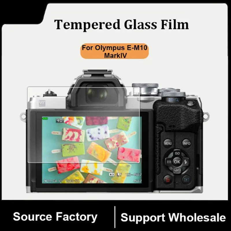 Camera HD Tempered Glass Screen Protector for Olympus OM SYSTEM E-M10 Mark IV