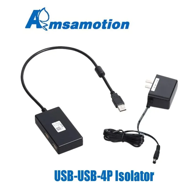 Updated USB to USB Isolator Module 4Ports Industrial Isolator Higher Spread Rate Protection1500V Need External Power Supply