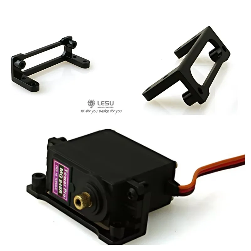 RC 1/14 LESU Rahmenspezifische Servohalterung G-6048 Vorne montierte Servosperre Diff für Tamiya 1 14 RC LKW-Teile-Zubehör