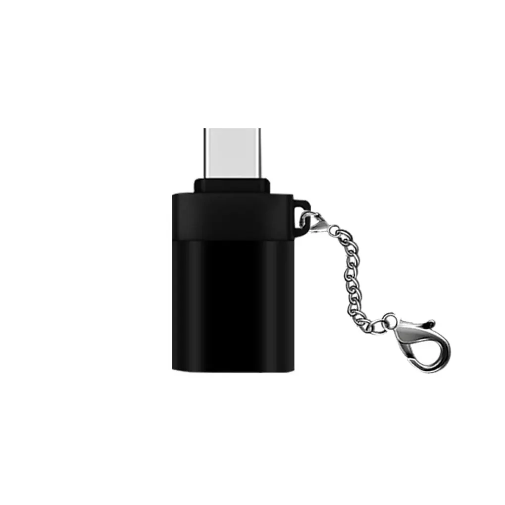 Tragbarer Typ-C-Stecker auf USB-Buchse Adapter Laptop-Computer USB 3 0 Mini-Aluminium-Legierung USB-C Konverter