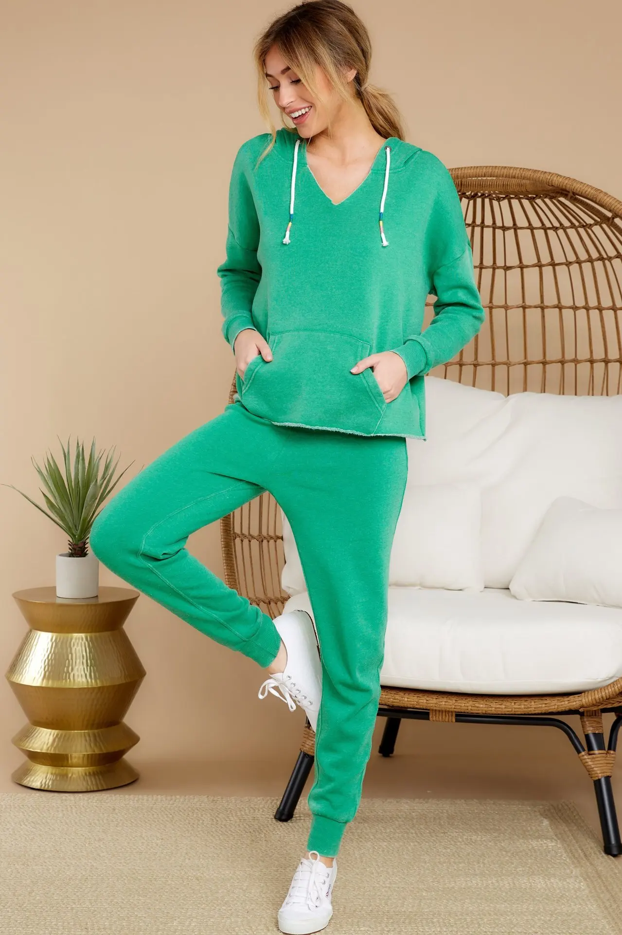 

2020 Spring And New Clothes Casual Two Piece For Women Summer Long Sleeved Pants Home Set