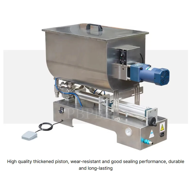 2026 New Paste Liquid Filling Machine With A Single Head Filling Range Of Adding Stirring And Heating Functions