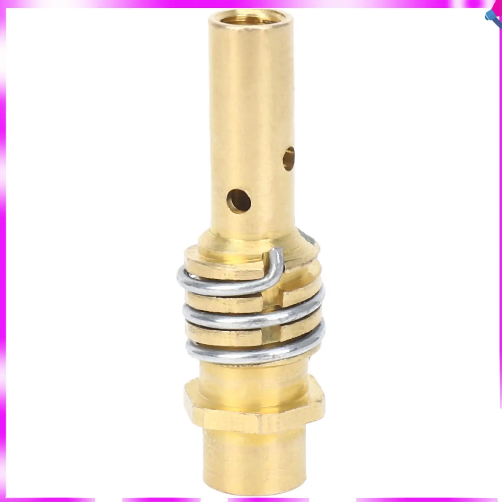 N96R 9Pcs/Set 15Ak Mig/ Welding Nozzle Contact Tips 0.8X25mm M6 Gas Connector Holder Set Ad068+