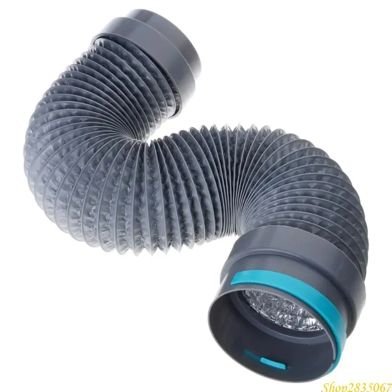 Complete Dryer Vent Set Includes Connector & Safety Clamps Secure for Household 831F