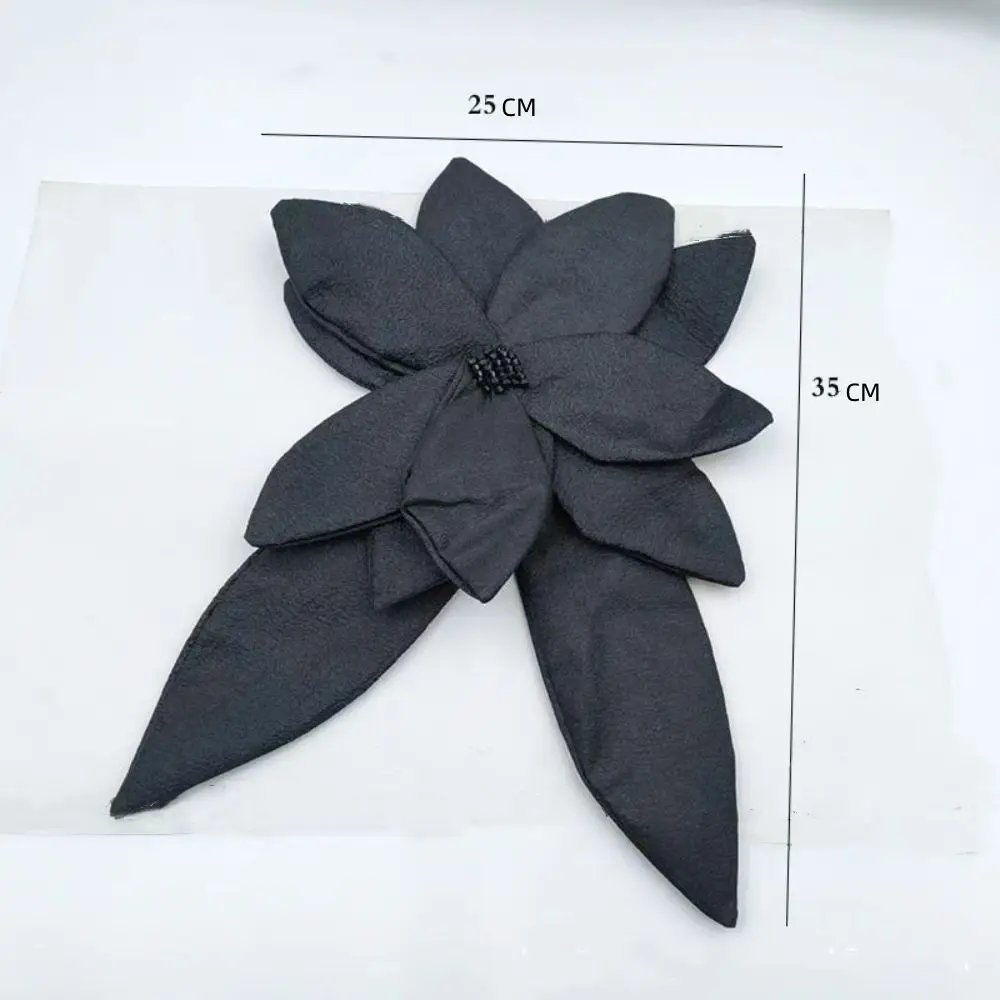 دبوس بروش أبيض للنساء ، مسمار خياطة ذاتي الصنع ، فستان مطرز ، رقعة ملابس ، إكسسوارات مجوهرات