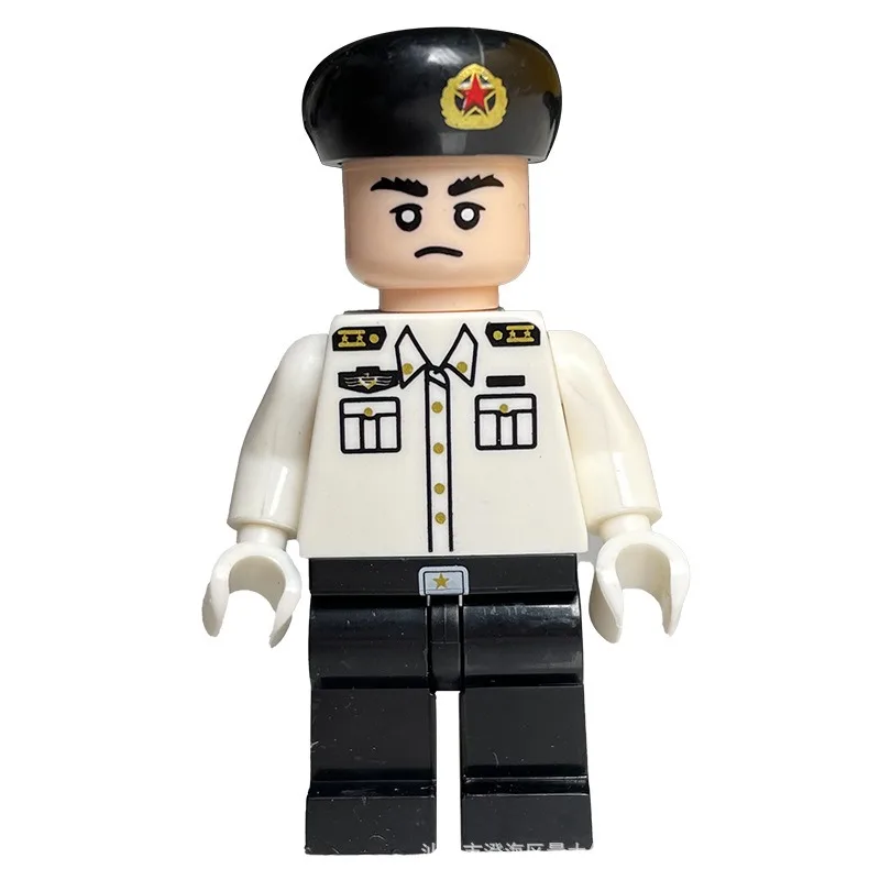 육군 인형 중국 해상, 육상 및 공군 현대 군사 조립식 건물 블록 인형 소년 교육용 장난감 휴일 생일 선물