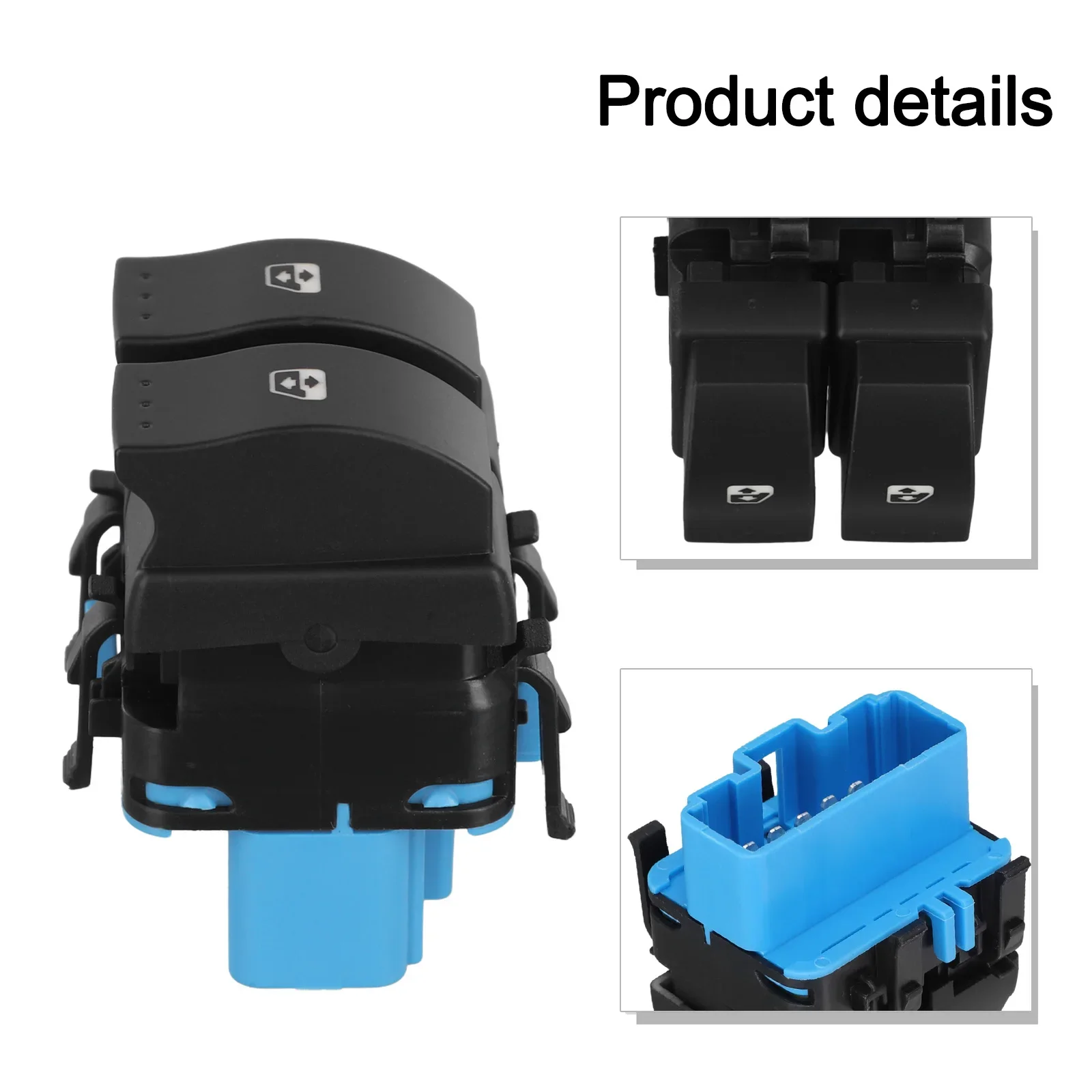 

Pop 10 Pin Window Switch Electric Window Switch Car Window Switch Replacement OEM Standards UV Resistance Hassle-free Replacemen