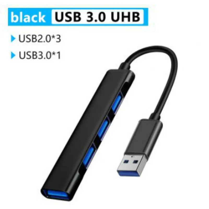 USB HUB Type C 3/4 Port Multi Splitter Adapter OTG USB for Macbook Pro 13 15 Air M1 Pro HUAWEI Nintendo PC Accessories