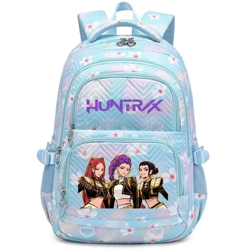 

Backpack Cartoon Rumi Mira Zoey HUNTR/X Saja Boys Print Schoolbag Large Capacity Student School Bas for Girls