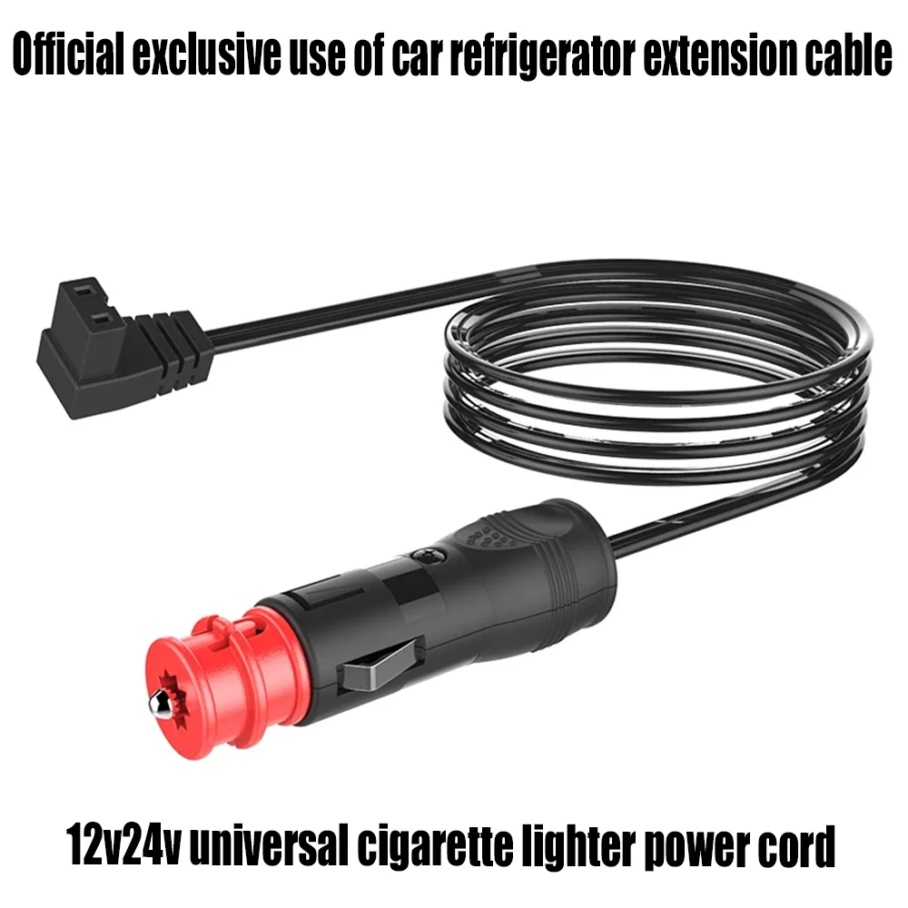 For Alpicool Car Refrigerator 220v Power Cord Charging Cable Accessories Car Cord Home Adapter 12V 24V Plug Cord Straight Head