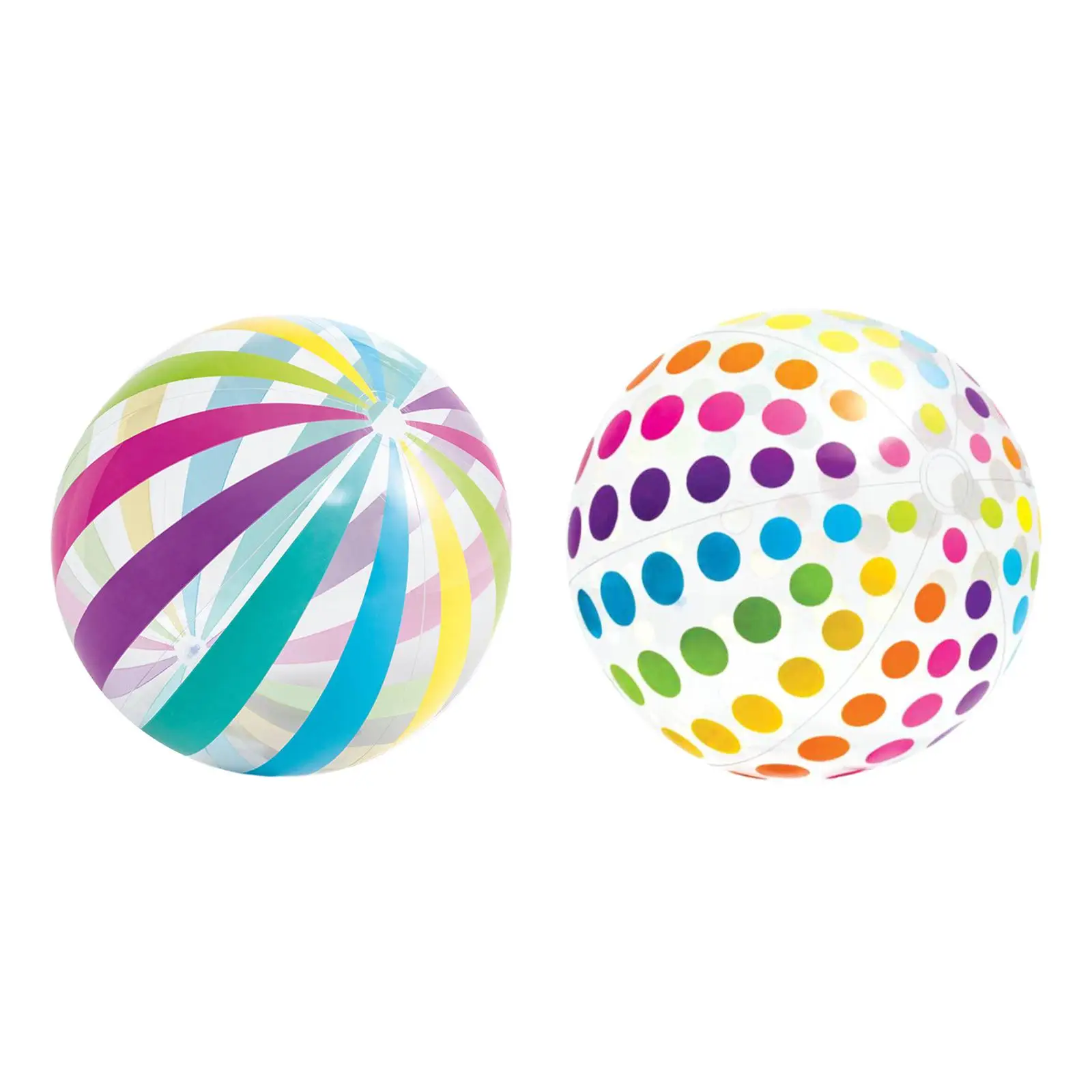 Inflatable Beach Ball Summer Water Games Sports Balls Fun Kids Toy Parties Favor for Backyard, Swimming Pools