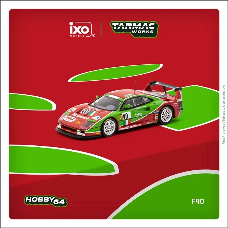 In Stock 1:64 TW F40 Lightweight White Diecast Car Model Collection Miniature Toy Tarmac Works