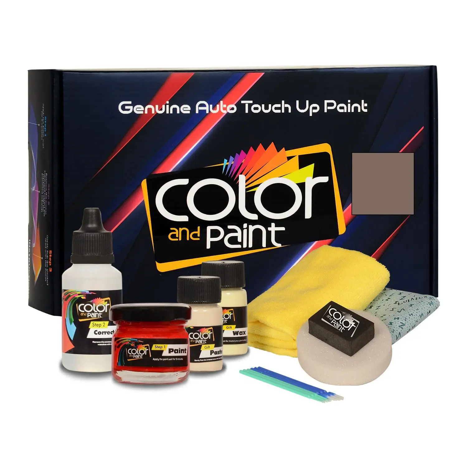 Color and Paint compatible with Citroen Automotive Touch Up Paint - RICH OAK MET - G6 - Basic Care