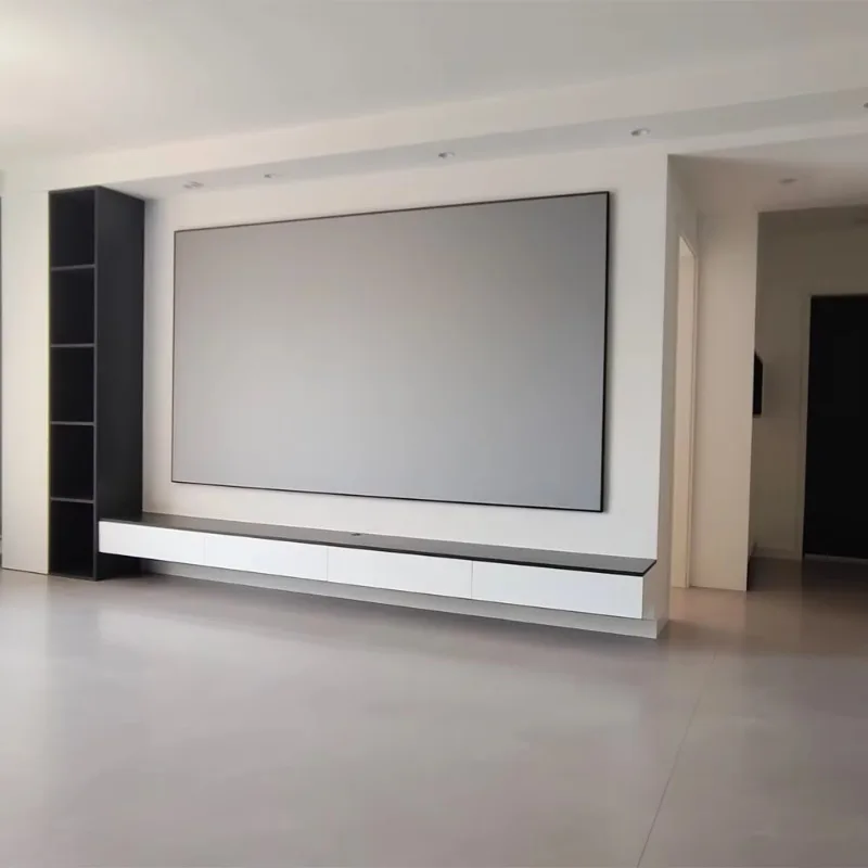 

Projection Screens for Home Theater 4K HD ALR Long Throw Projection Screens 120 Inch Fixed Thin Frame Screen