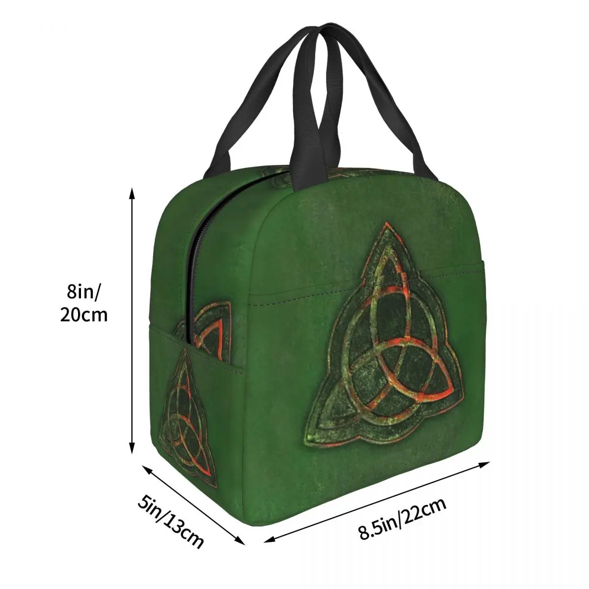 Book Of Shadows - Charmed Triquetra Design Insulated Lunch Bag for Women Children Leakproof Food Boxes Thermal Lunch Box Tote