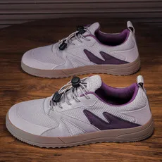 

Minimalist Wide Toe Shoes Mens Womens Artificial Leather Running Sneakers Lace Up Lightweight Breathable Walking Shoes