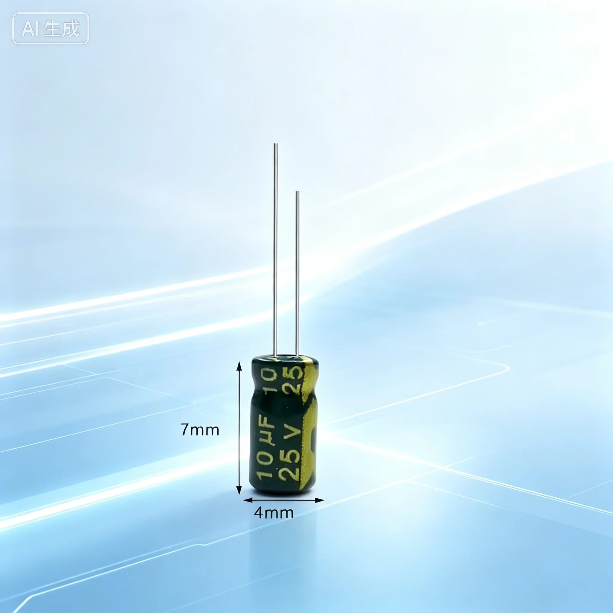 Reliable 10UF 25V Low ESR Electrolytic Capacitor for Circuits,4X7mm,Replace 16V  200pcs