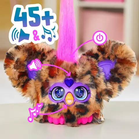 Ny Hasbro Furby Anime Tecknad Söt Elektronisk Musikleksak Kreativ Pedagogisk Leksak Bordsdekoration Julklapp 8 best sales Furby Original 1999 - №3