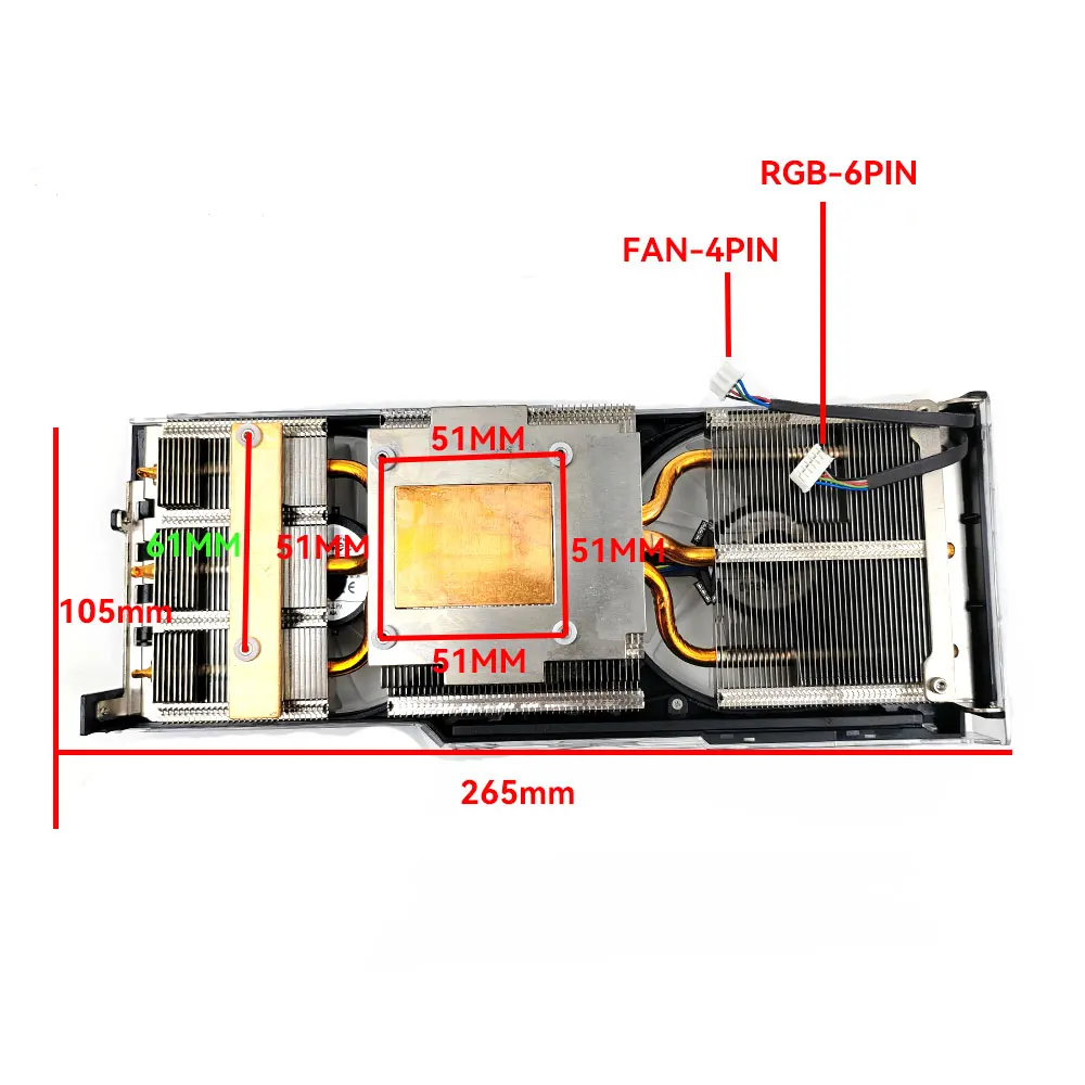 90% new Original Galaxy RTX2060s Starlight graphics card fan suitable for Galaxy RTX2060S OC cooling fan