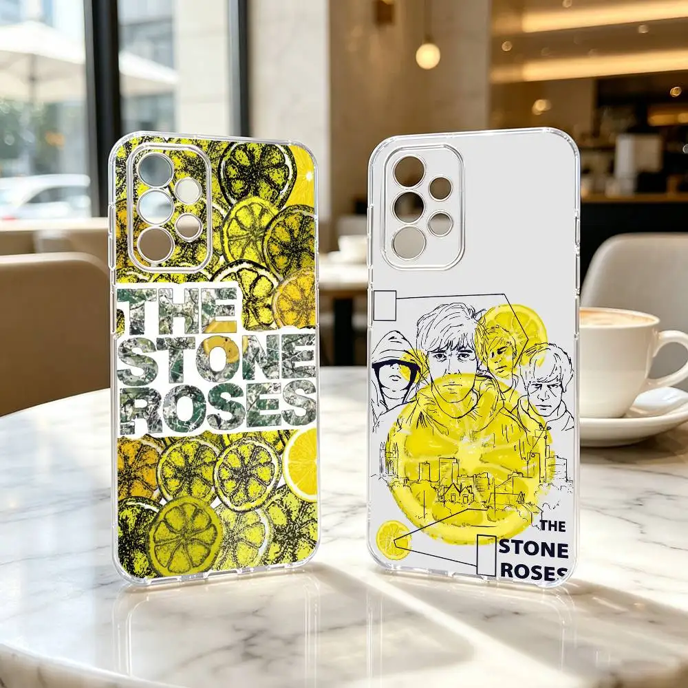 The S-Stone Z-Roses Band Singer  Phone Case For Samsung S25,S24,S21,S22,S23,S30,Ultra,S20,Plus,Fe Transparent Cover