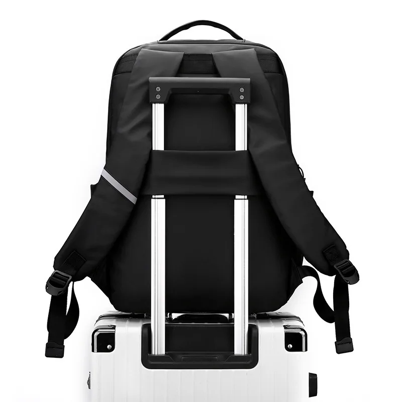 15.6 Inch Laptop Backpack For Men  Lightweight Large Capacity Backpack Senior Student Backpack Commuting Simple Leisure Backpack