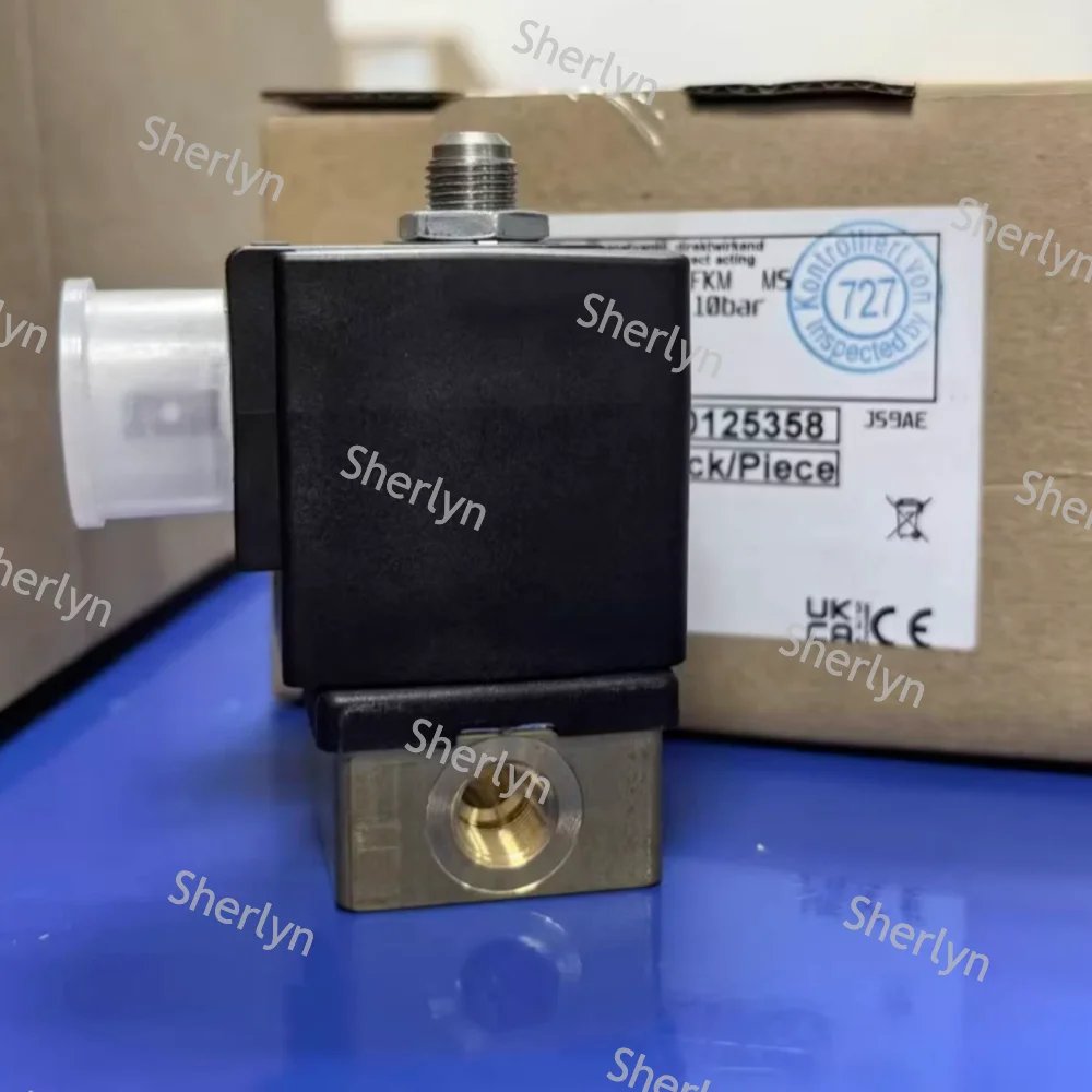 Burkert 00125357 Electromagnetic Valve 6014 D Normally Open G1/4 2.0 Flow Hole 00125358 00125360