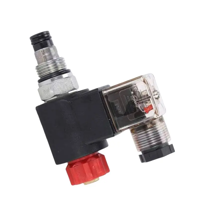 EYFL-Hydraulic Threaded Solenoid Valve, Pressure Relief, 2 Position 2 Way Normally Closed, DHF08-220H (LSV08-2NCPM, DC12V)