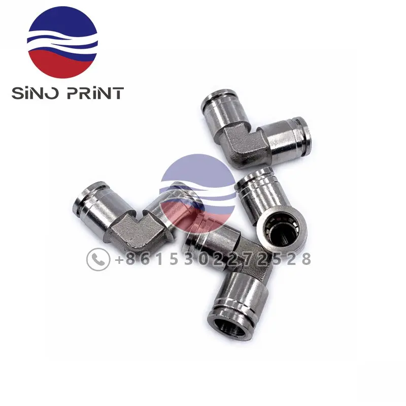 4Pcs 00.580.5319 Push-on Hose Connection 955M-10F For Heidelberg CD102 SM102 Washing Fluid Lines Printing Machinery Parts