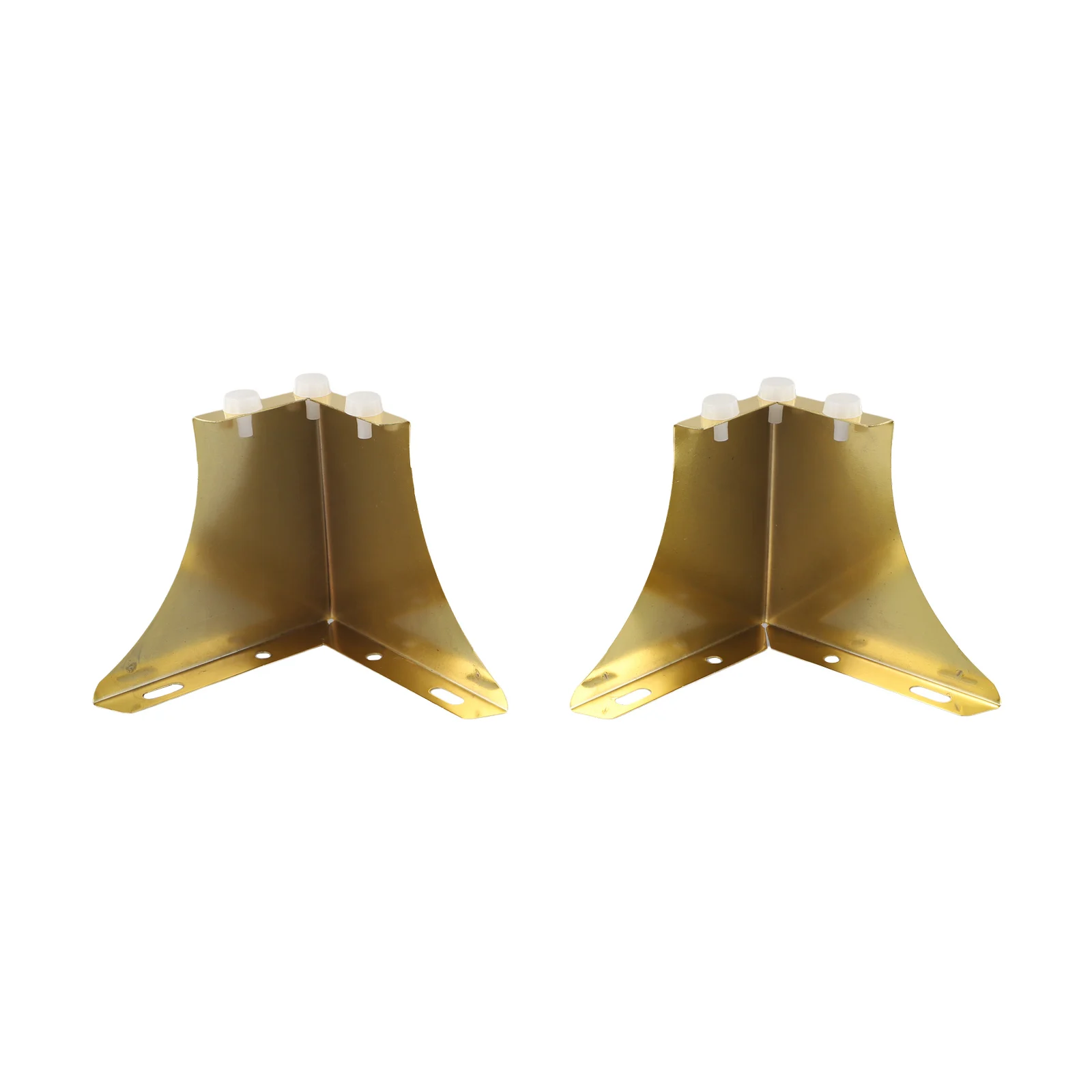 Stable Support For Furniture Decorative Legs Heavy Load Bearing Gold Metal Cabinet Feet Elegant Decorative Touch