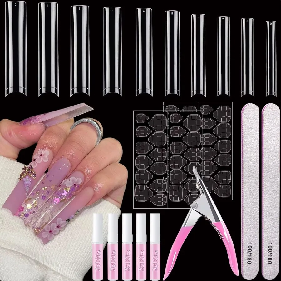 500-pcs-dicas-de-unhas-quadradas-pontas-de-unhas-longas-para-unhas-acrilicas-profissional-falso-kit-de-unhas-acrilicas-transparentes-com-cola-abas-adesivas-prego-c