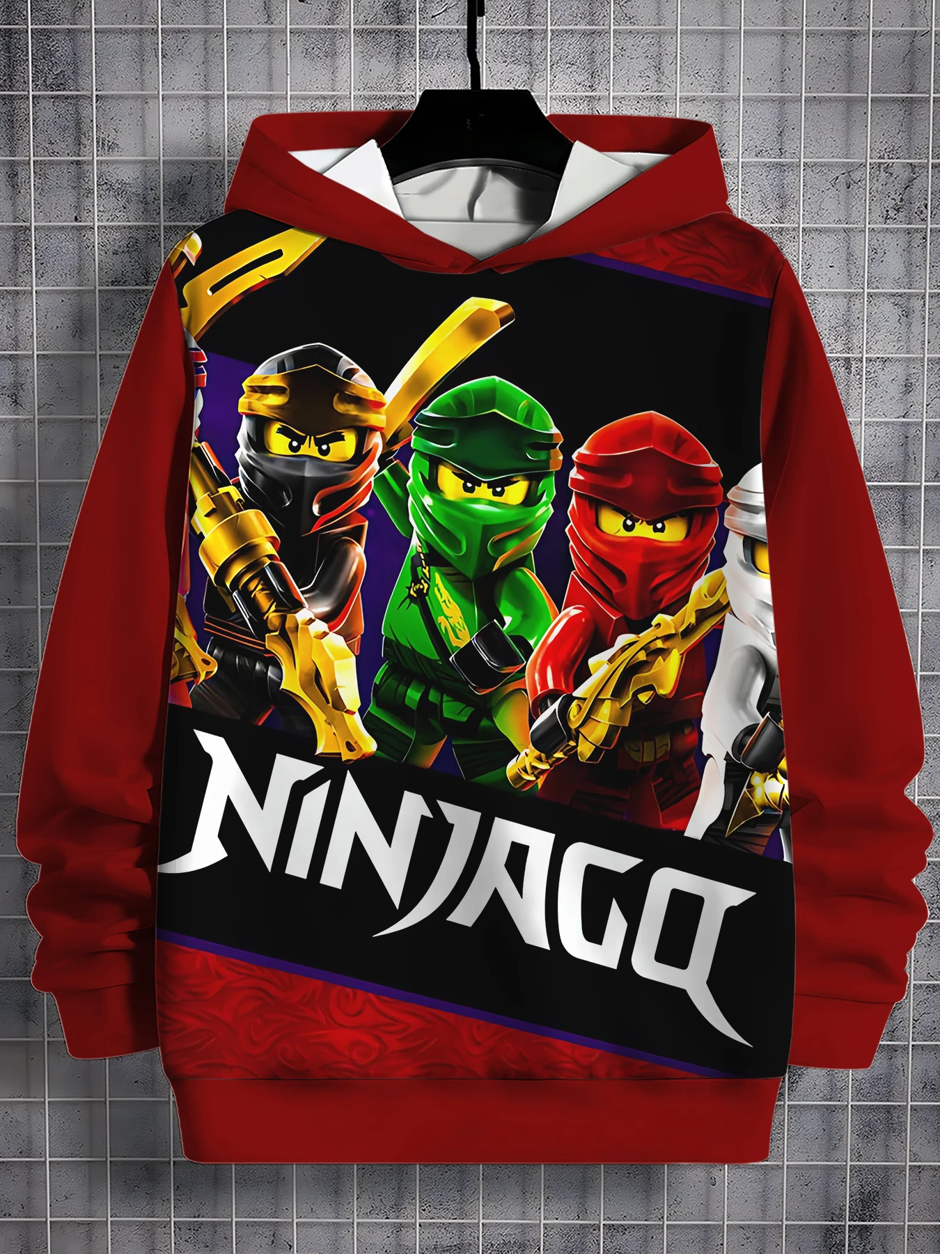 3D Print Cartoon Game All Seasons N-ninjagos Children Casual Sweatshirt Cool Pullover Tops Unisex Clothes Boy Girl Hoodies