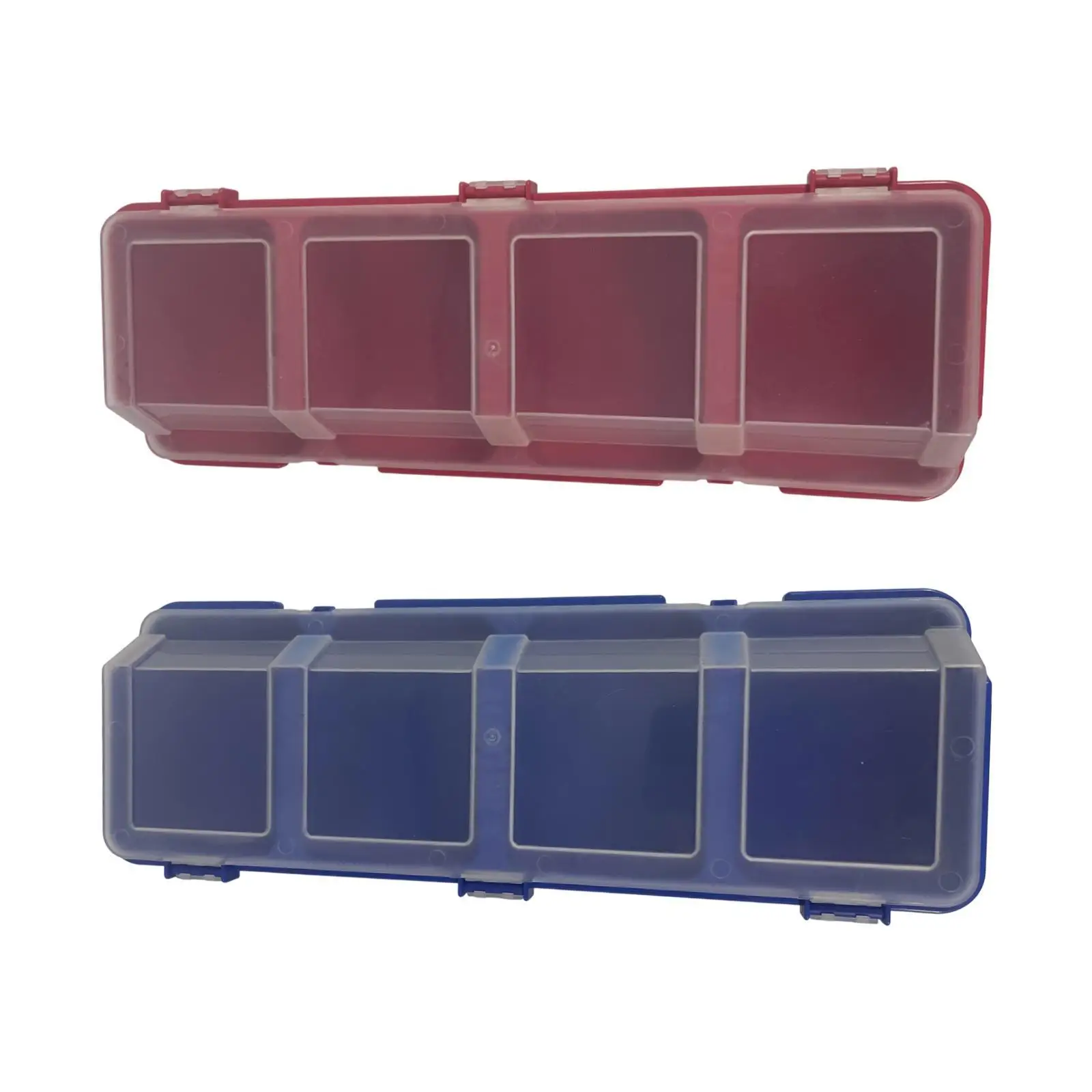 Hardware Tool Box, Tool Box, Portable Tool Box, Divided Screw Storage Box with 4 Compartments for Accessories