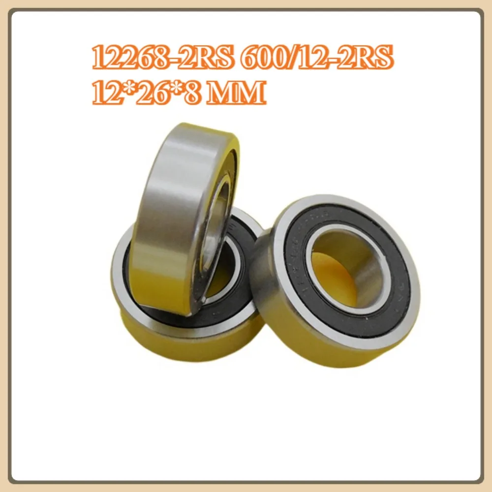 2 قطعة تحمل 6000/12 2RS دراجة عجلة تحمل إصلاح أجزاء MR12268 12268-2RS 600/12-2RS 12*26*8 ملليمتر #4