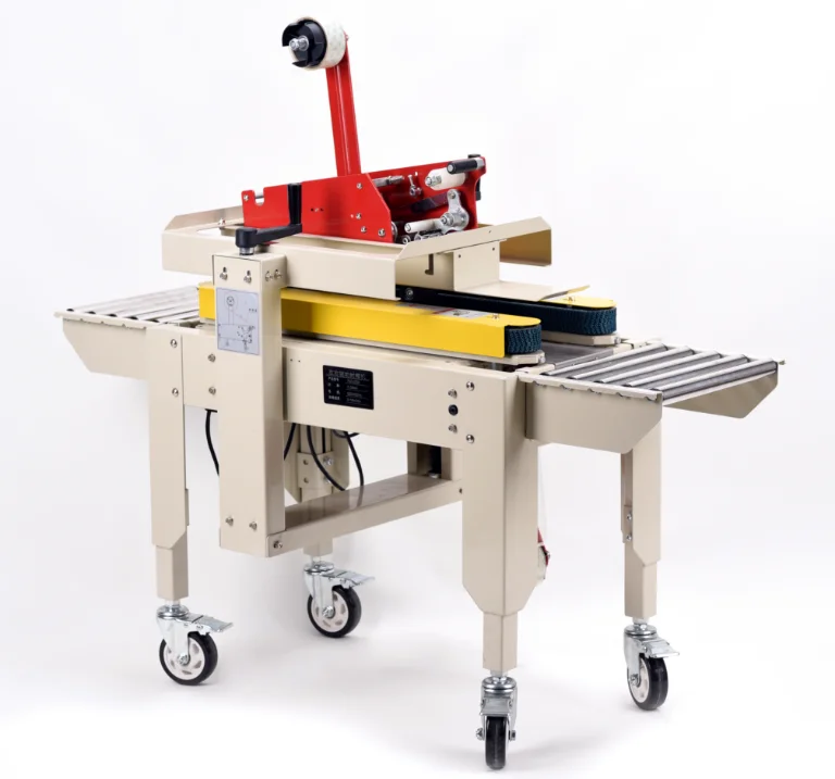FXC5050 Tape Sealer Machine Semi Auto Adhesive Tape Carton Box Sealing Hard Carton Packing Machine