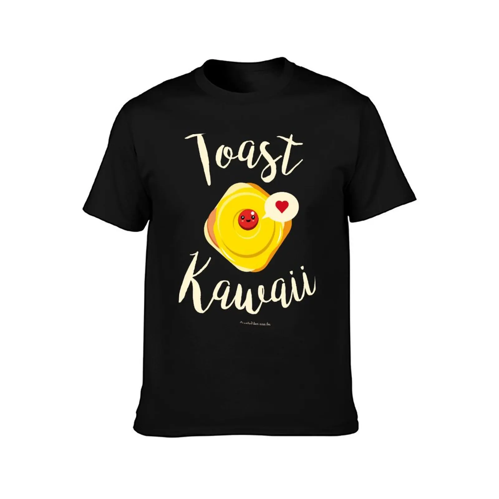 Toast Kawaii Mashup Geek Design T-Shirt High Elasticity Sports Tee Shirt