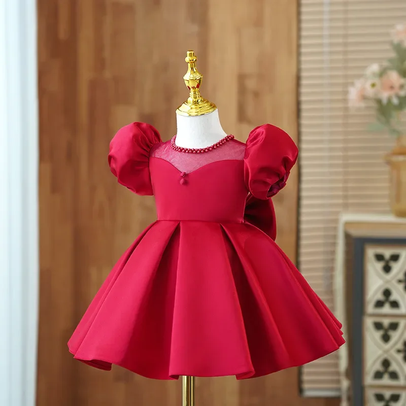 Child Girl Evening Dress Girls' Party Dress for Kids Girl Mini Quinceanera Dresses for Girls Dresses on Offer Liquidation Baby