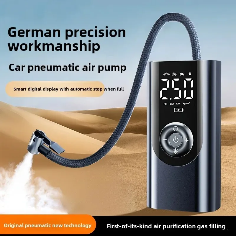 12V 150PSI 78W Cordless Portable Car Tire Inflator High Pressure Air Compressor for Sedan SUV Bicycle Ball Inflation