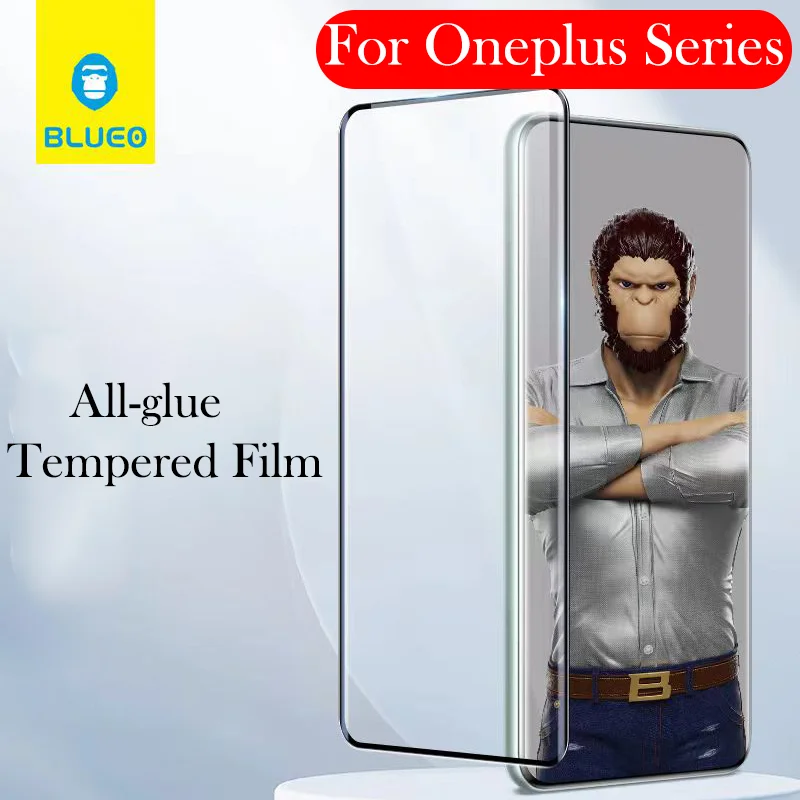 

BLUEO Tempered Glass For Oneplus 12 5g Screen Protector for ONEPLUS 9 10 Pro