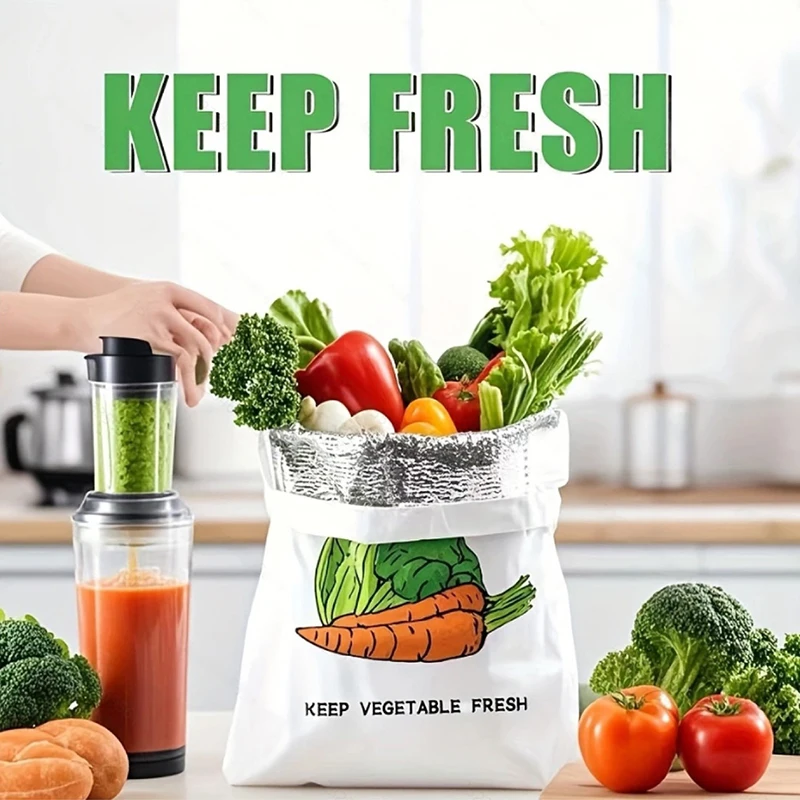 

1/3 шт., сумка для хранения продуктов с фруктами и овощами, изолированная и противоударная сумка для хранения продуктов, карман на шнурке, сумка для хранения еды для пикника